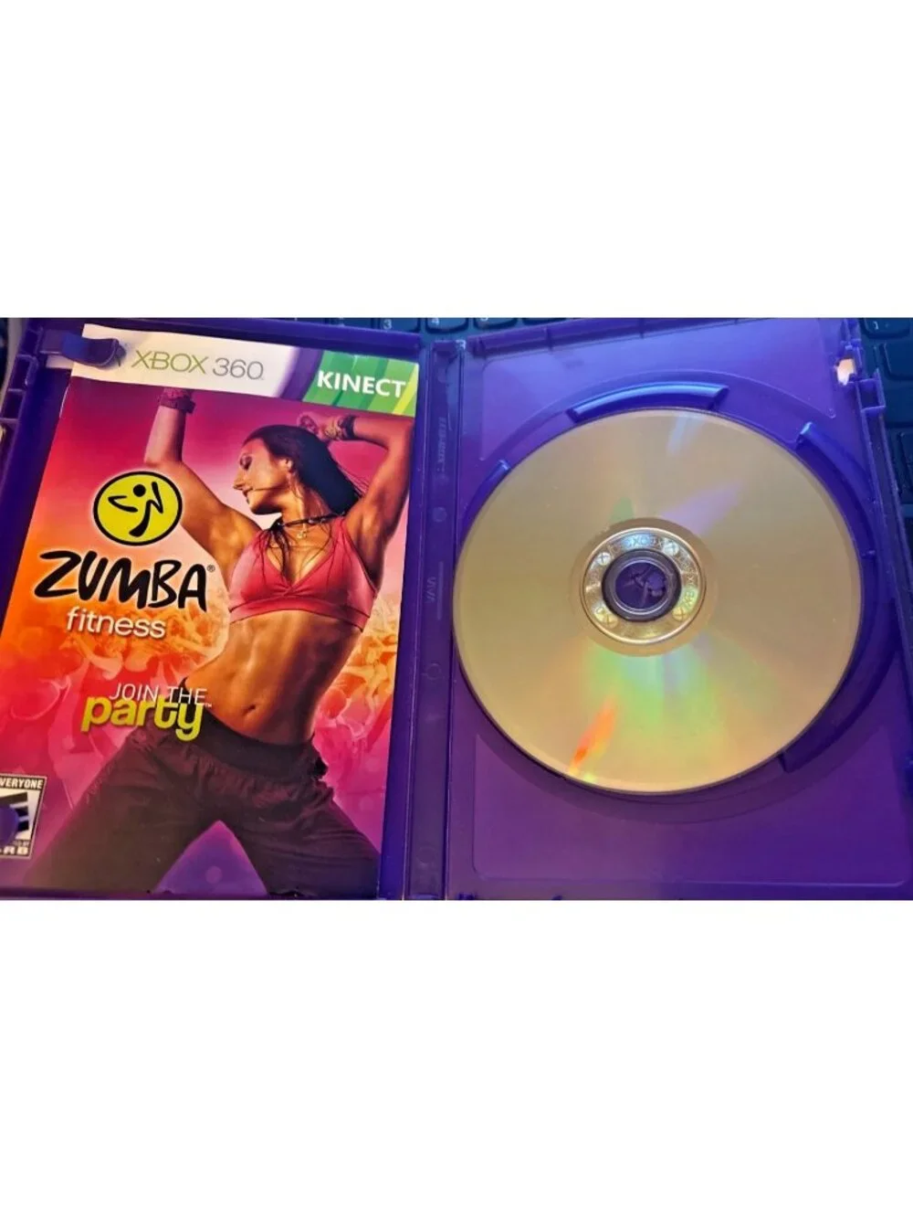 Vintage XBOX 360 Kinect Zumba Fitness Microsoft Join The Party Used